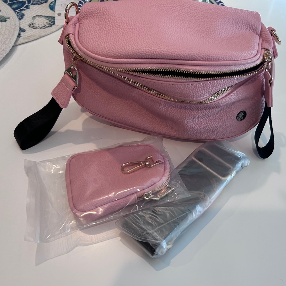 Large Pink Crossbody/Hip  Bag  NWT
